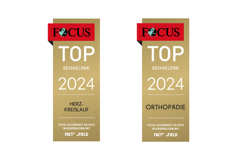 Top Reha-Klinik 2024 Orthopädie & Herzkreislauf